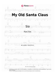Noten, Akkorde Sia - My Old Santa Claus