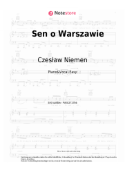 undefined Czesław Niemen - Sen o Warszawie