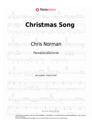 Noten, Akkorde Chris Norman - Christmas Song