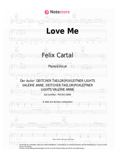 undefined Felix Cartal, Lights - Love Me
