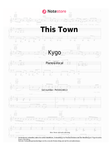 undefined Kygo - This Town