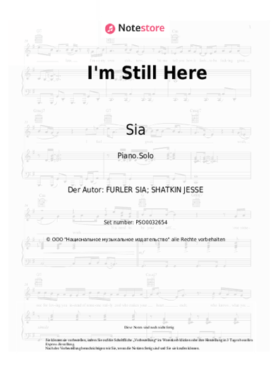 undefined Sia - I'm Still Here
