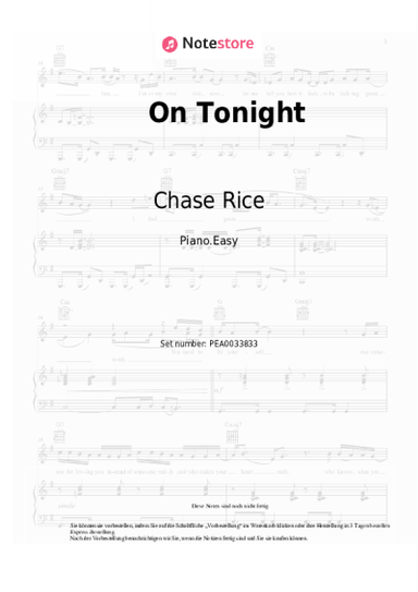 undefined Chase Rice - On Tonight