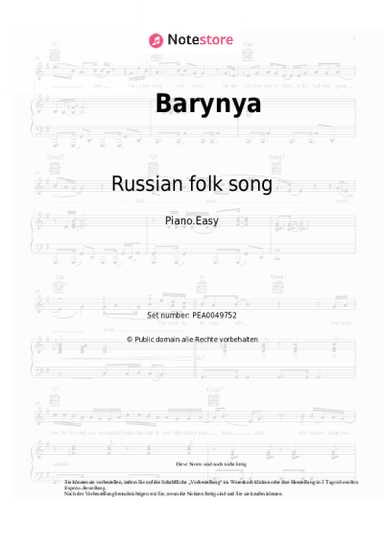 undefined Russian folk song - Barynya