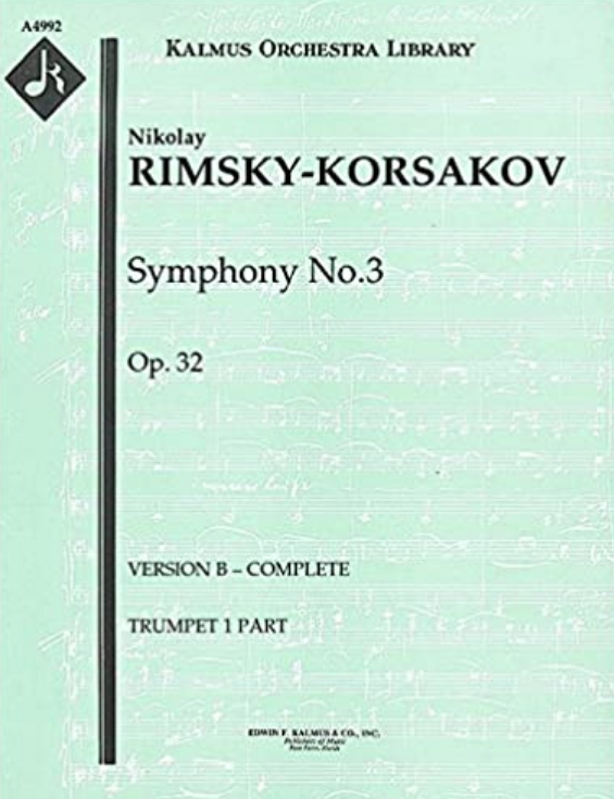 Nikolai Rimsky-Korsakov - Symphony No.3, Op.32: III. Andante Noten für Piano