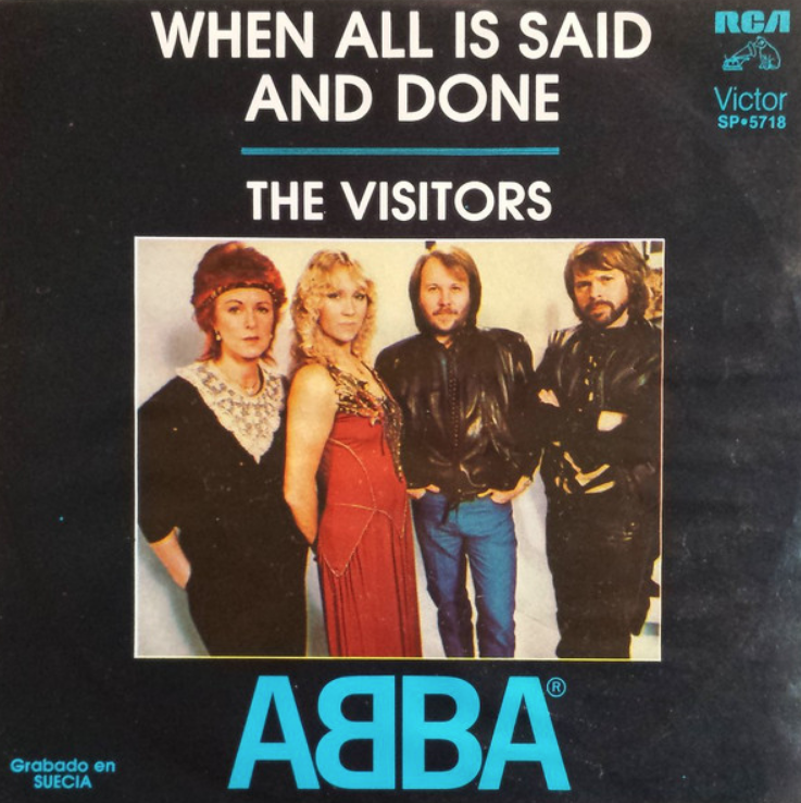 ABBA - When All Is Said And Done Noten für Piano