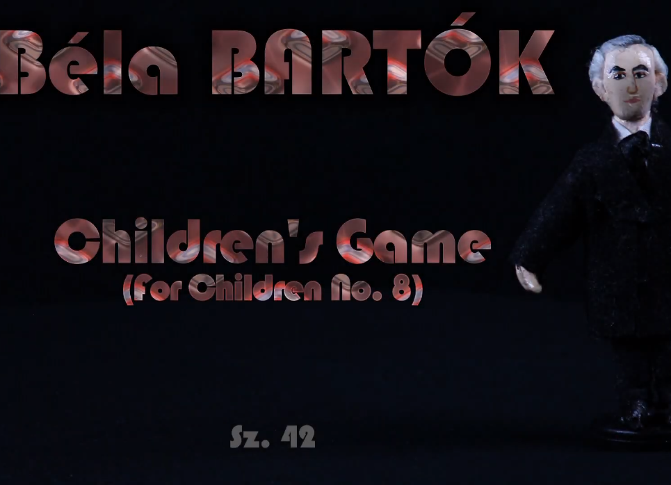 Bela Bartok - For Children, Sz.42: No. 8 Children's Game Noten für Piano