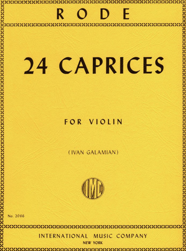 Pierre Rode - 24 Caprices for Violin: Caprice No. 1 in C major Akkorde
