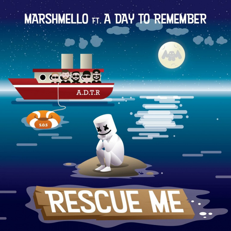 Marshmello, A Day to Remember - Rescue Me Noten für Piano