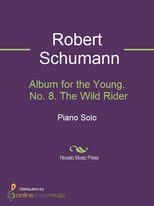 Robert Schumann - Op. 68, No. 8 (Wilder Reiter) Noten für Piano