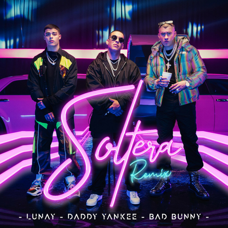 Lunay, Daddy Yankee, Bad Bunny - Soltera Noten für Piano