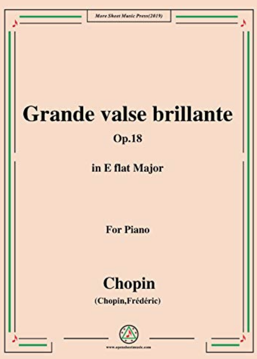 Frederic Chopin - Grande valse brillante, Op.18 Noten für Piano