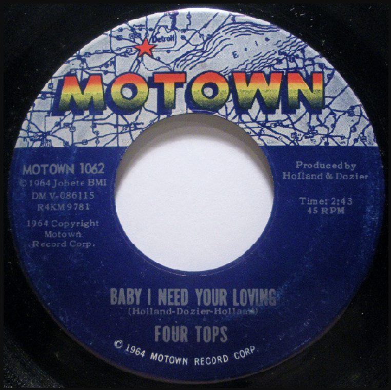 The Four Tops - Babe I Need Your Lovin Noten für Piano