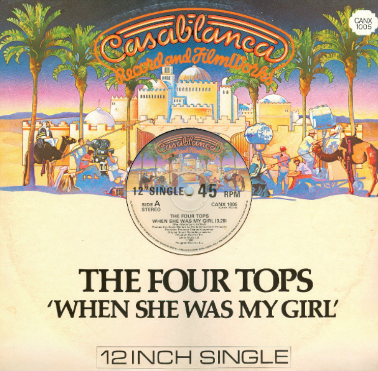 The Four Tops - When She Was My Girl Noten für Piano
