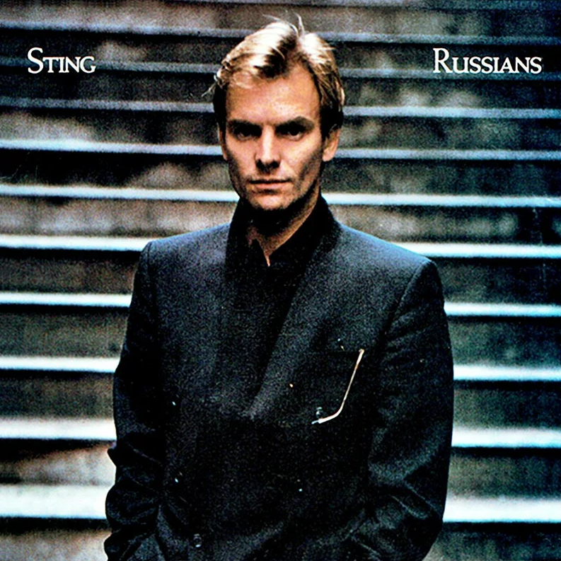 Sting adams. Стинг 1985. Стинг обложка. Russians стинг. Sting обложки альбомов.