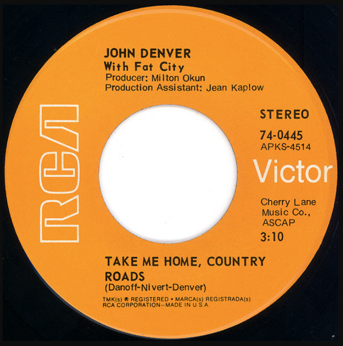 John Denver - Take Me Home, Country Roads Noten für Piano