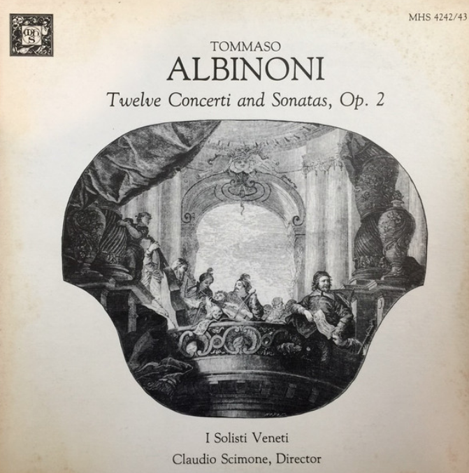 Tomaso Albinoni - Sonata a 5 in D, Op.2, No.5: Part 3. Adagio Noten für Piano