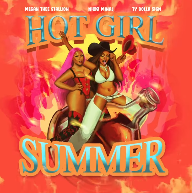 Megan Thee Stallion, Nicki Minaj, Ty Dolla Sign - Hot Girl Summer Noten für Piano