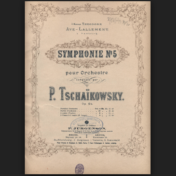 Pyotr Ilyich Tchaikovsky - Theme from the symphony №5, 2ND MOVT Noten für Piano
