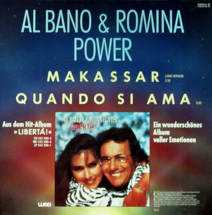 Al Bano & Romina Power - Makassar Noten für Piano