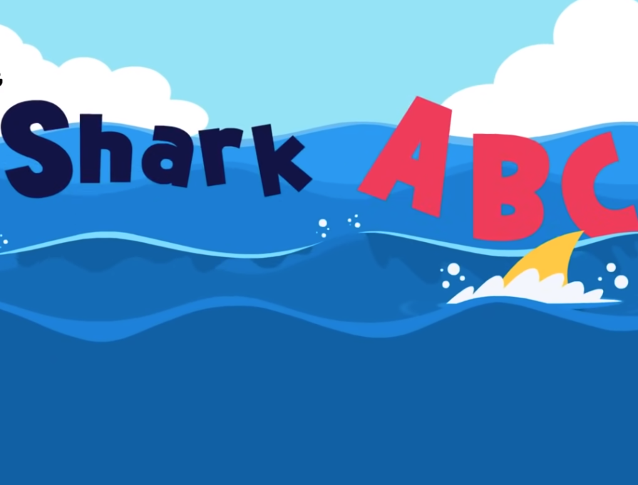 Pinkfong - Shark ABC Noten für Piano