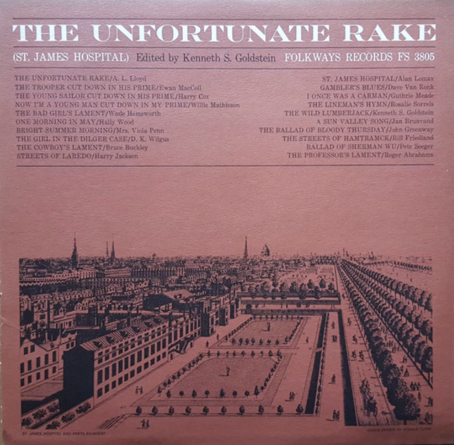 Folk song - The Unfortunate Rake Noten für Piano