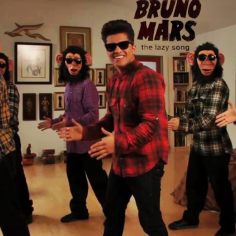 Bruno Mars - The Lazy Song Noten für Piano