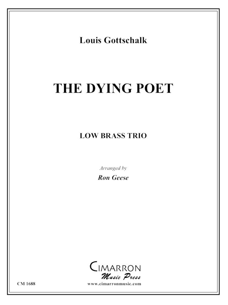 Louis Gottschalk - The Dying Poet, Op.110 Noten für Piano