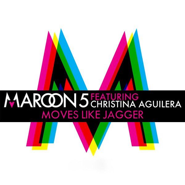 Maroon 5, Christina Aguilera - Moves Like Jagger Noten für Piano