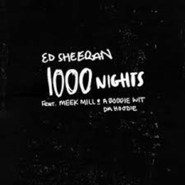Ed Sheeran, Meek Mill, A Boogie wit da Hoodie - 1000 Nights  Noten für Piano
