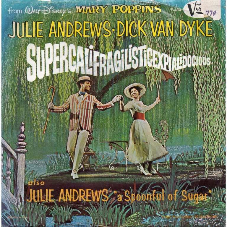 Julie Andrews, Dick Van Dyke - Supercalifragilisticexpialidocious (From Mary Poppins) Noten für Piano