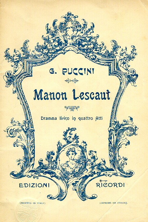 Giacomo Puccini - Manon Lescaut, Act 1: Donna non vidi mai Noten für Piano