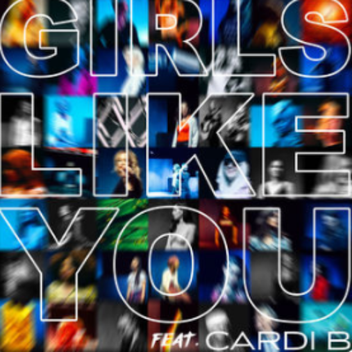 Maroon 5, Cardi B - Girls Like You Noten für Piano