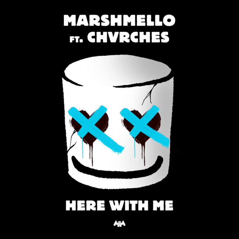 Marshmello, Chvrches - Here With Me Noten für Piano