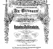 Anton Rubinstein - 6 Soirees a Saint-Petersbourg, Op.44: No.1 Romance Noten für Piano