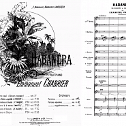 Emmanuel Chabrier - Habanera Noten für Piano