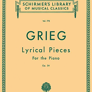 Edvard Grieg - Lyric Pieces, Op. 54: No. 4, Nocturne Noten für Piano