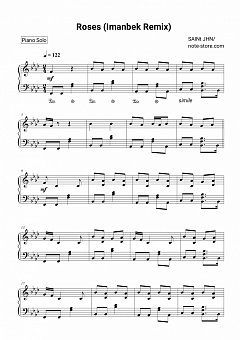 Saint Jhn Roses Imanbek Remix Noten Fur Piano Downloaden Fur Anfanger Klavier Solo Sku Pso0022816 Roses (latino gang) (imanbek remix). roses imanbek remix klavier solo