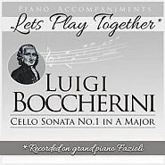 Luigi Boccherini - Cello Sonata in A Major, G. 4: I. Allegro moderato Noten für Piano