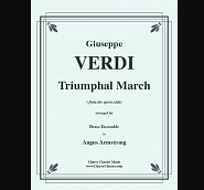 Giuseppe Verdi - Triumphal March from Aida Noten für Piano