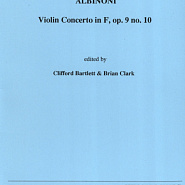 Tomaso Albinoni - Violin Concerto in F major, Op.9 No.10 Noten für Piano