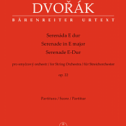 Antonin Dvorak - Serenade for Strings Op. 22: II. Minuet Noten für Piano
