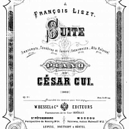 Cesar Cui - Waltz in E Minor, op.31 №2 Noten für Piano