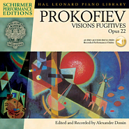 Sergei Prokofiev - Visions fugitives op. 22 No. 2 Andante Noten für Piano