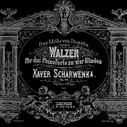 Xaver Scharwenka - Two Waltzes, Op. 44: 1. Con spirito Noten für Piano
