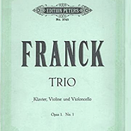 Cesar Franck - Piano Trio, Op.1 No.1: Part 2. Allegro molto Noten für Piano