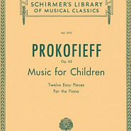 Sergei Prokofiev - Op. 65, No. 11, Evening Noten für Piano