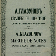 Alexander Glazunov - Wedding March (Wedding Procession), Op. 21 Noten für Piano