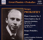 Sergei Prokofiev - Visions fugitives op. 22 No. 3 Allegretto Noten für Piano
