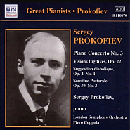 Sergei Prokofiev - Visions fugitives op. 22 No. 3 Allegretto Noten für Piano